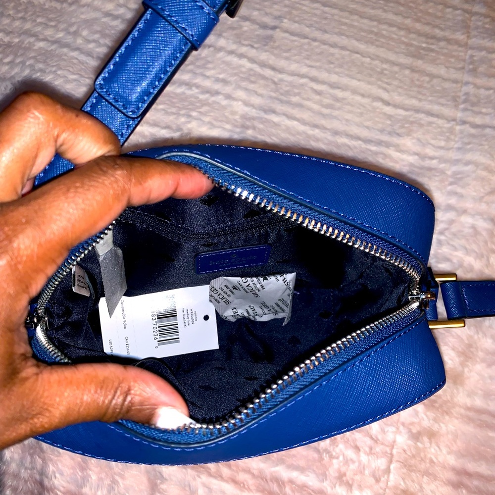 Blue New Kate shade crossbody purse